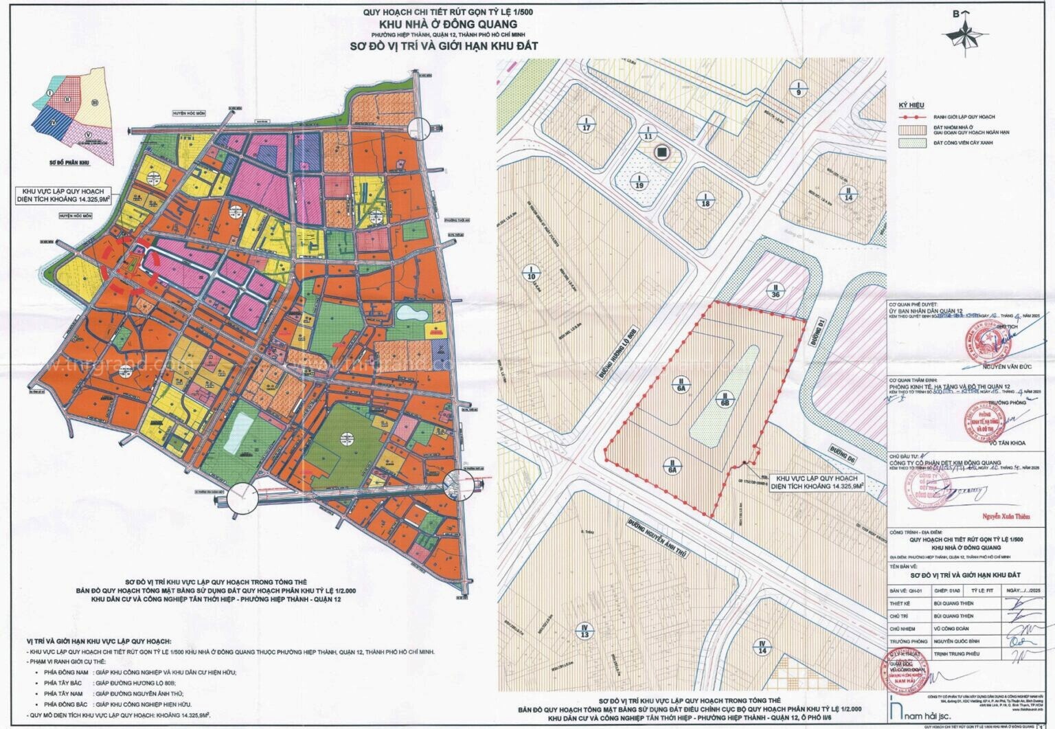Quy Hoạch 1 Phần 500 Dự án Prime Master Quận 12