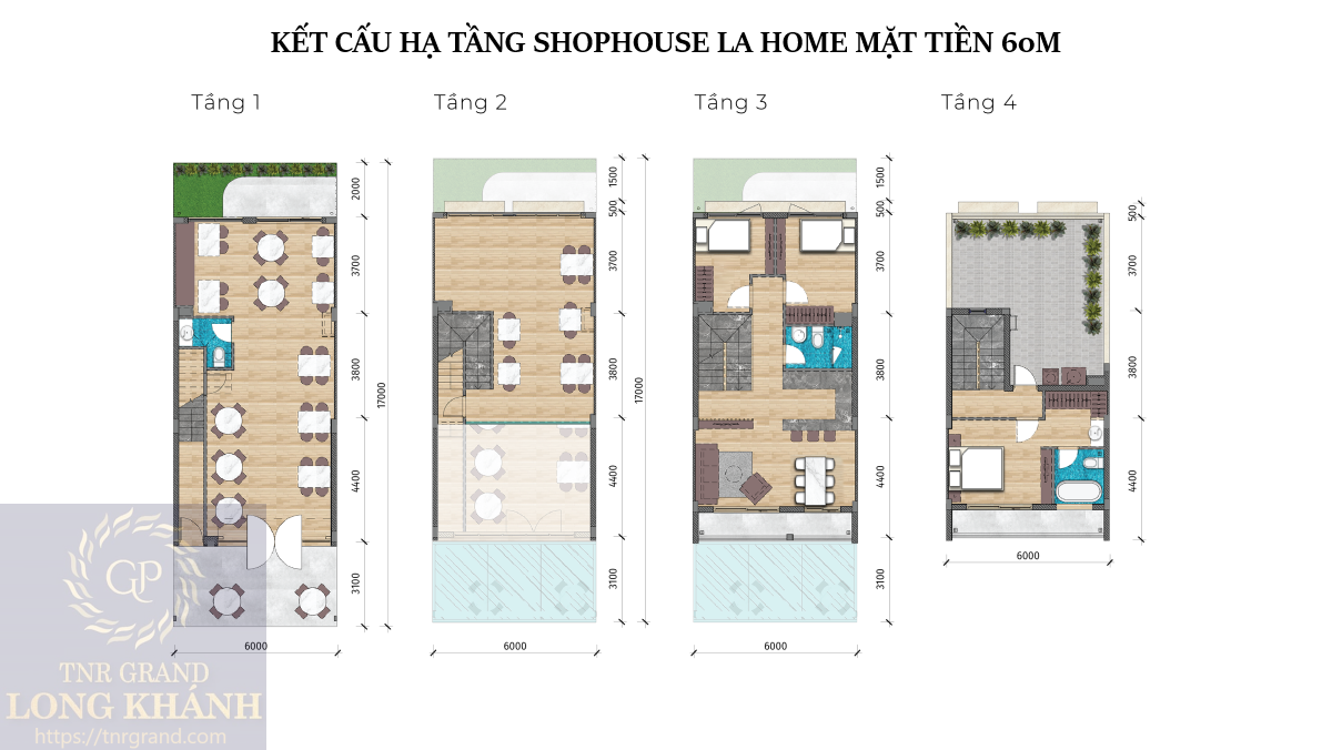 Thiết Kế Hiện đại Của Shophouse La Home Long An Lộ Giới 60m