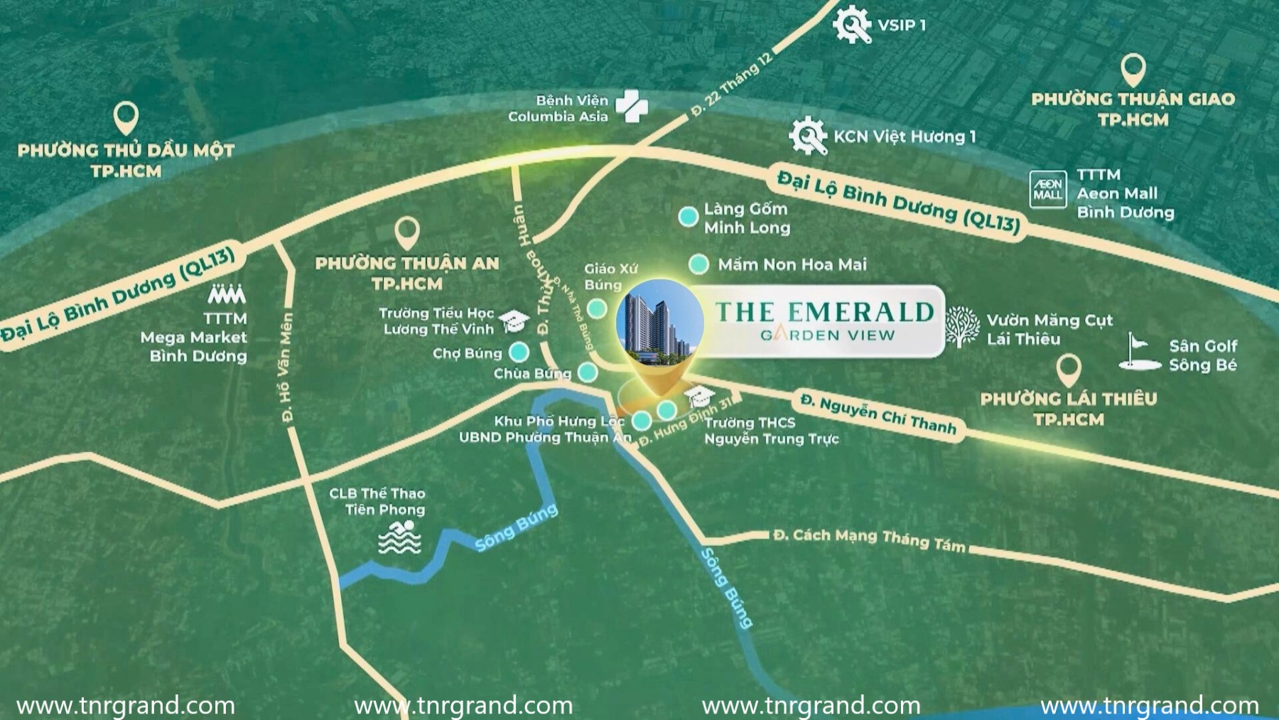 Vị Trí The Emerald Garden View