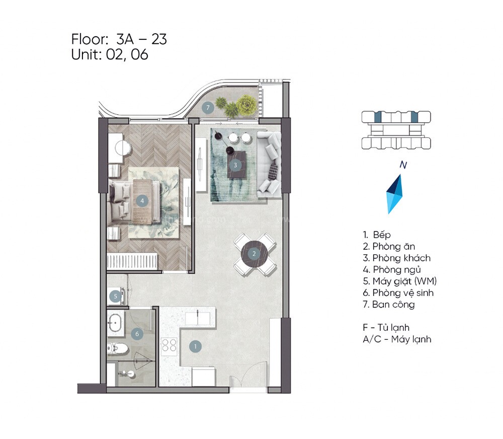 1br - 1wc Welltone Luxury Residence