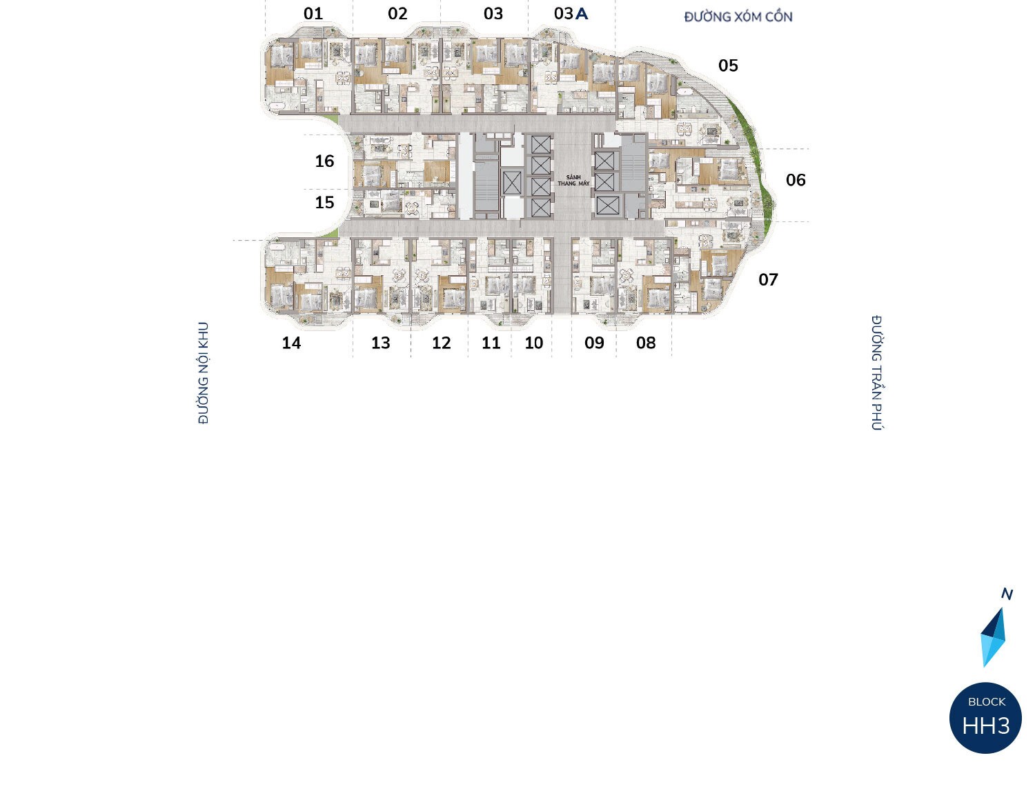 MẶt BẰng TẦng 26 Block Sol CỦa CĂn HỘ Welltone Luxury Residence