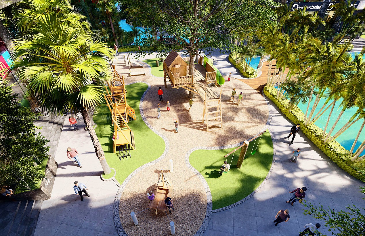 Sân Vườn Tại Sunshine Sky City