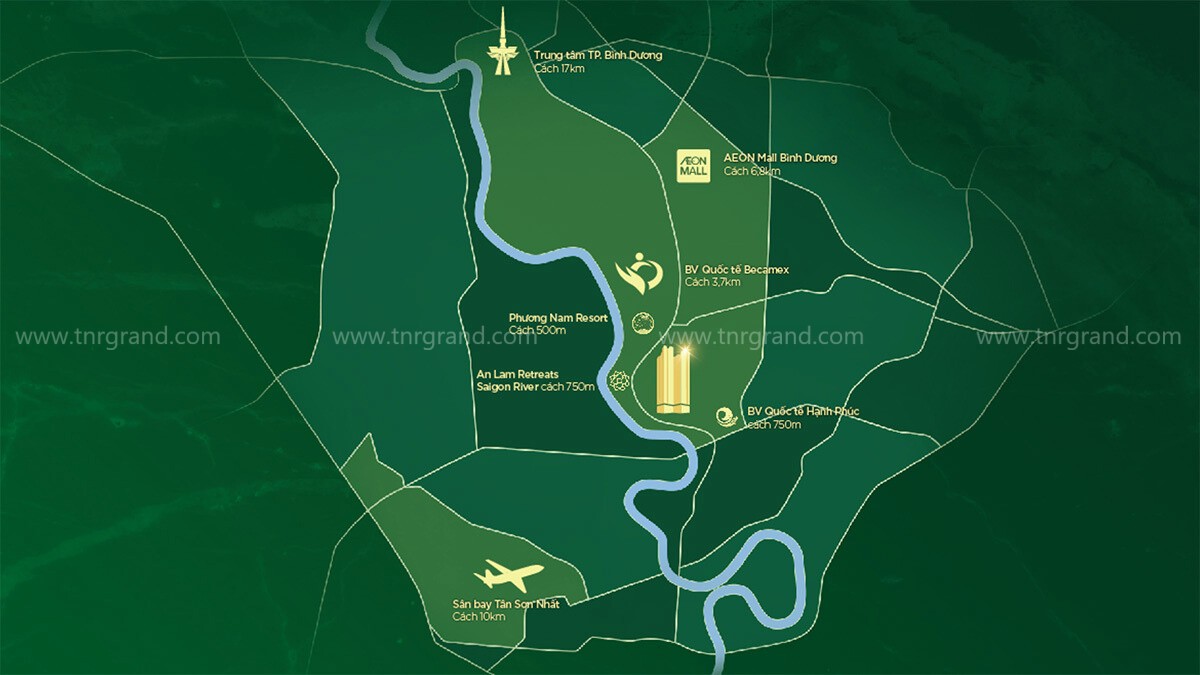 Vị Trí The Emerald Boulevard